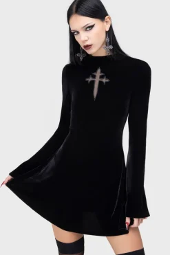 Serenade Of Shadows Mini Dress