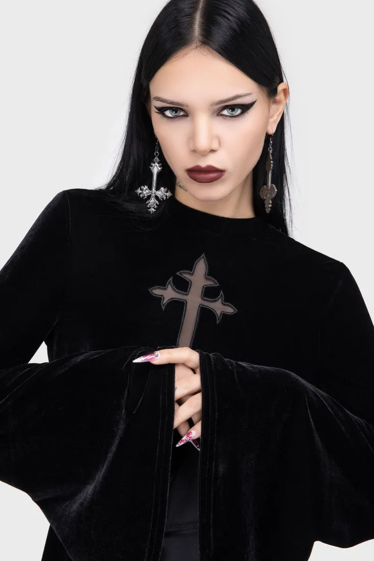 Serenade Of Shadows Mini Dress
