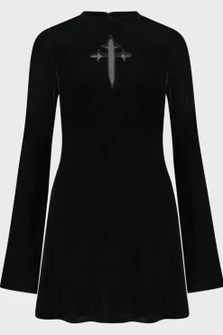 Serenade Of Shadows Mini Dress