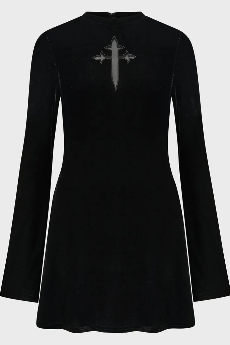 Serenade Of Shadows Mini Dress