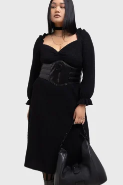 Shadow Weave Maxi Dress