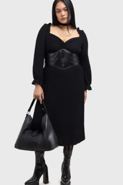 Shadow Weave Maxi Dress