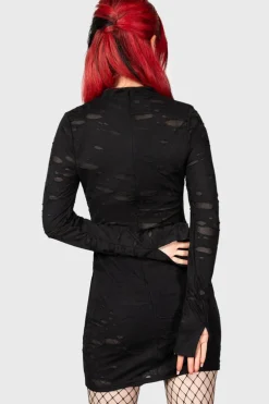 Sinners Glimmer Long Sleeve Dress