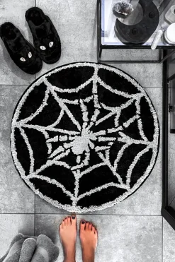Spyder Web Bathroom Rug