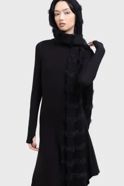 Striped Night Hooded Scarf