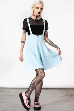 Suspend Me Statement Skirt [PASTEL BLUE]