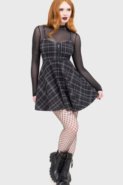 Tartan Riot Dress [GREY]