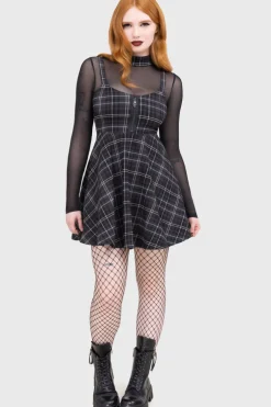 Tartan Riot Dress [GREY]