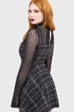 Tartan Riot Dress [GREY]
