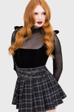 Tartan Riot Skirt [GREY]