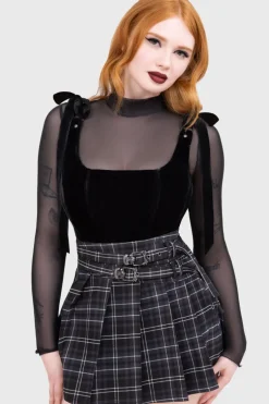 Tartan Riot Skirt [GREY]