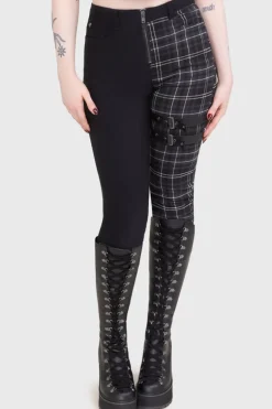 Tartan Riot Trousers [GREY]
