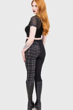Tartan Riot Trousers [GREY]