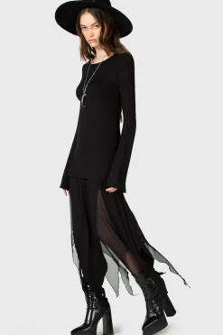 The Grimmer The Better Midi Skirt
