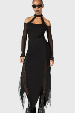 The Grimmer The Better Midi Skirt