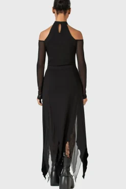 The Grimmer The Better Midi Skirt
