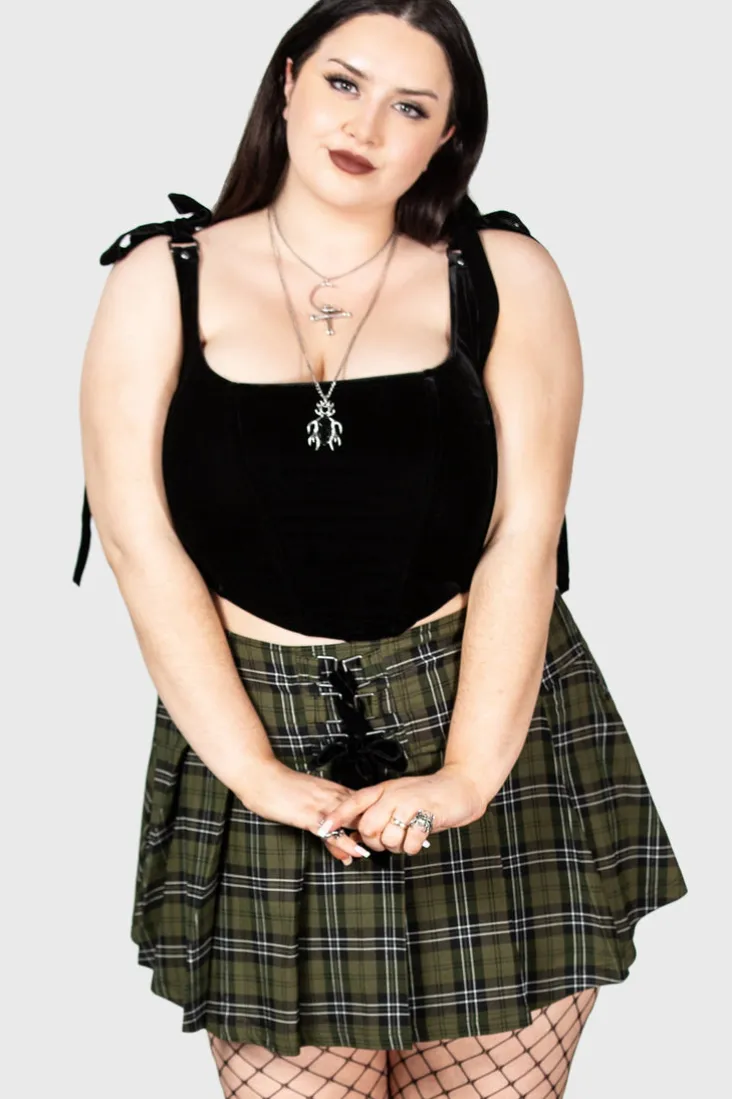 Toxic Flora Corset Top