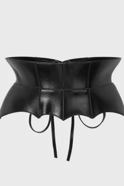 Wetland Bat Peplum Corset